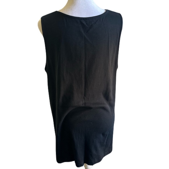 CHICOS Pima Pullover Pocket Tunic in Black - Picture 3 of 7